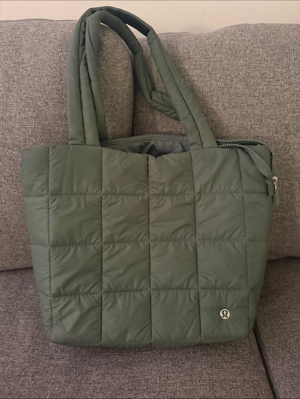 lululemon athletica Quilted Olive Tote